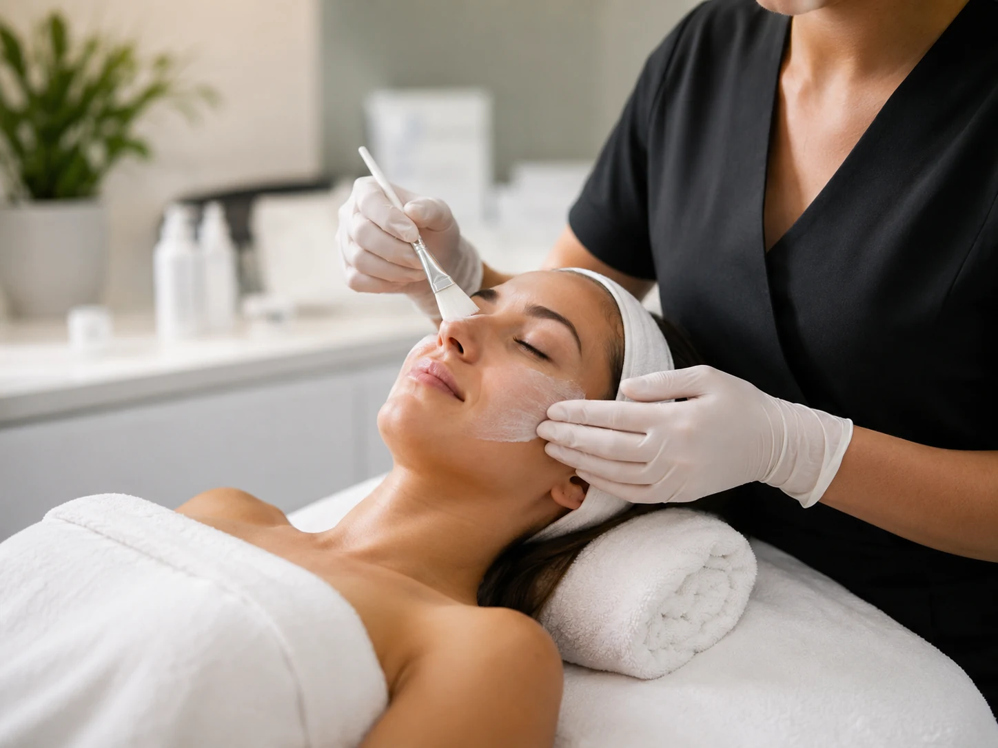 Illustrative Express Facial treatment imagery