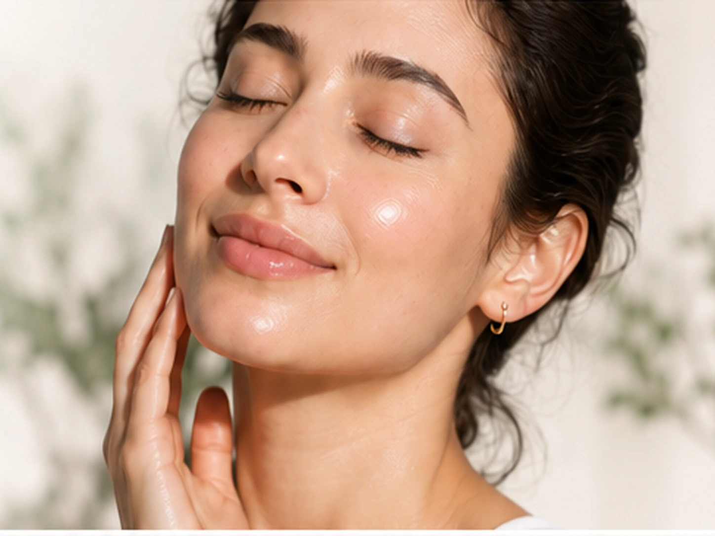 Client receiving a professional facial treatment in a calm spa setting
